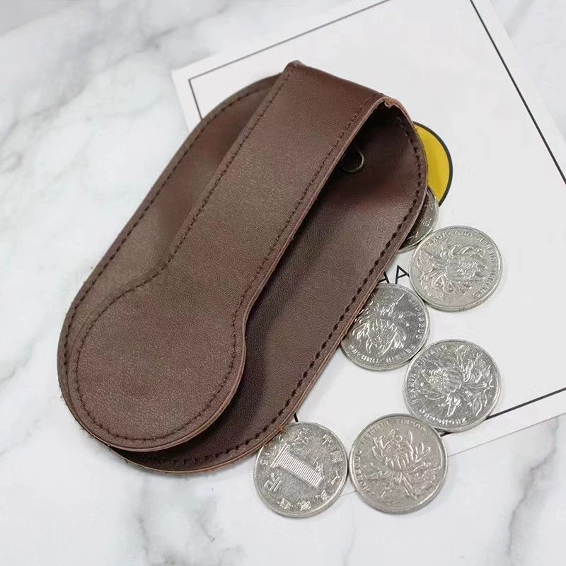 Edc Carry Coins - 女性用折りたたみ式EDCコインパース、ウエストキャリーポーチ、ジッパー付き収納バッグ、通勤やアウトドア旅行に最適