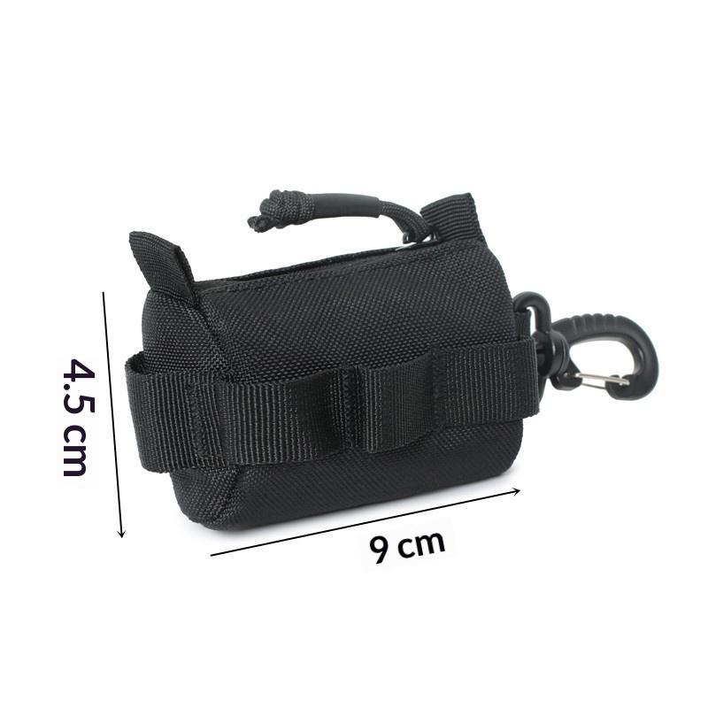 Edc Concealed Carry - 屋外用バックルバッグ EDCポーチ ジッパー付きキーカードホルダー 小物入れバッグ ポータブルウォレットポーチ アウトドアハンティングウエストバッグ