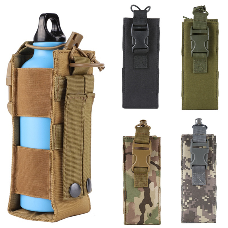 Edc Carry Pouch - モール式ウォーターボトルホルスターポーチ アウトドアスポーツ ライディング キャンプ ハイキング ハンティング
