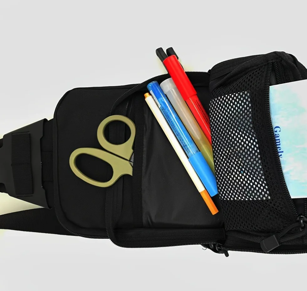 タクティカルスリングバッグ 隠しキャリー クロスボディガンバ - Edc Concealed Carry Sling Bag のレビューと価格
