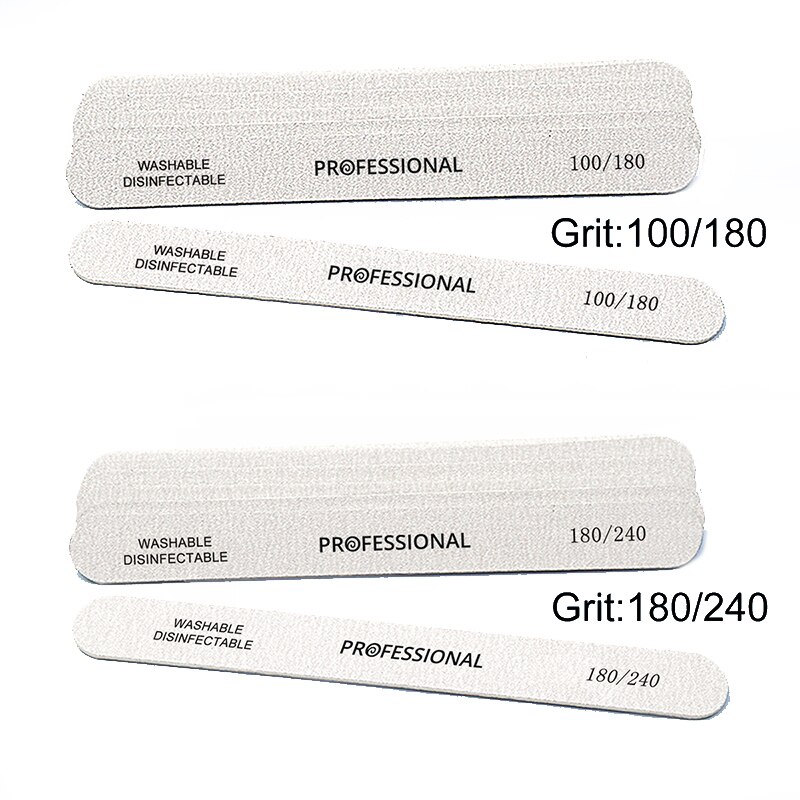 100個木製ネイルファイルプロ用サンディングバッファーファイ - Nail File Titanium のレビューと価格