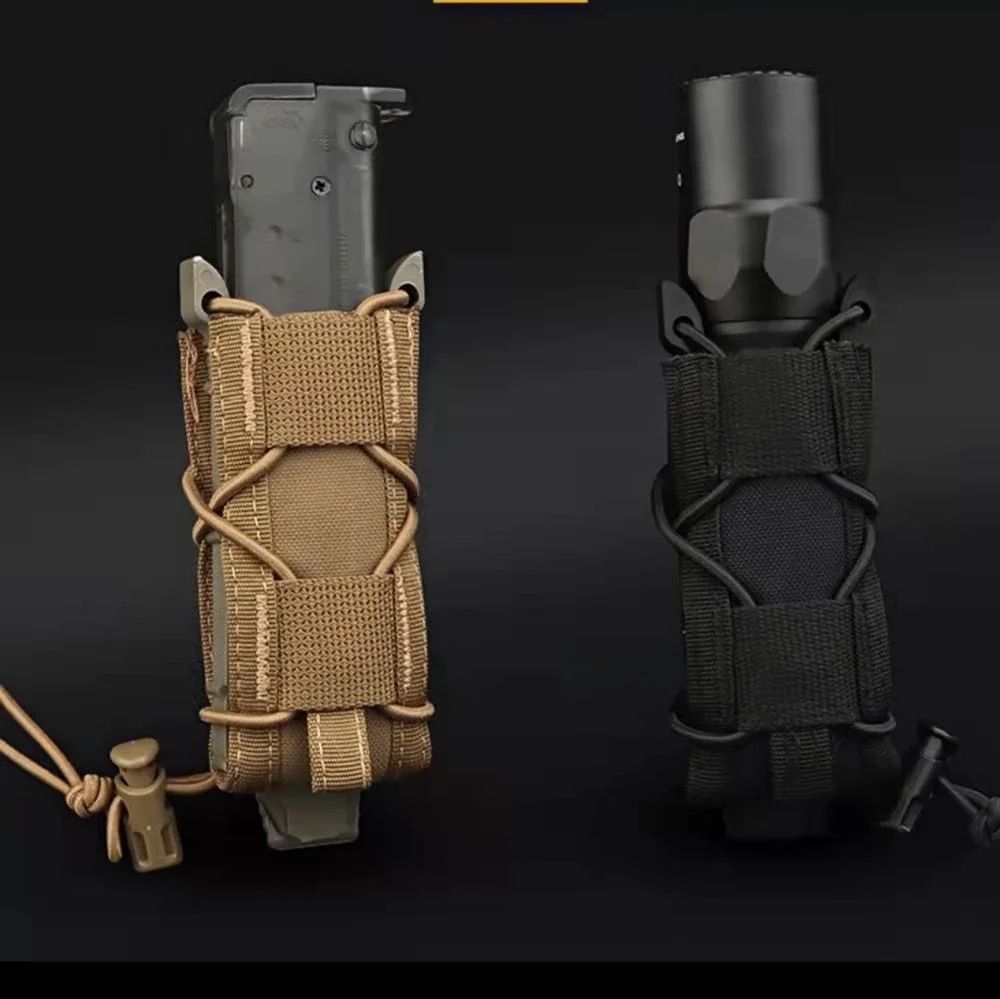 9 ミリメートルピストルシングルマガジンポーチ Molle  - Edc Carry Knife のレビューと価格