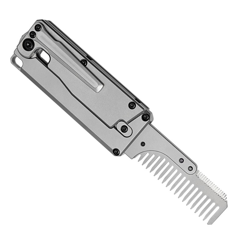 折りたたみ式チタン合金ウィンドウブレーカーコーム,交換可能な - Comb Pocket Titanium のレビューと価格