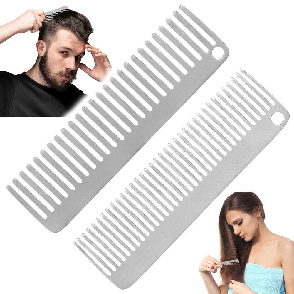 チタンコーム帯電防止ポータブルキャンプコームポケットチタンコ - Comb Pocket Titanium のレビューと価格