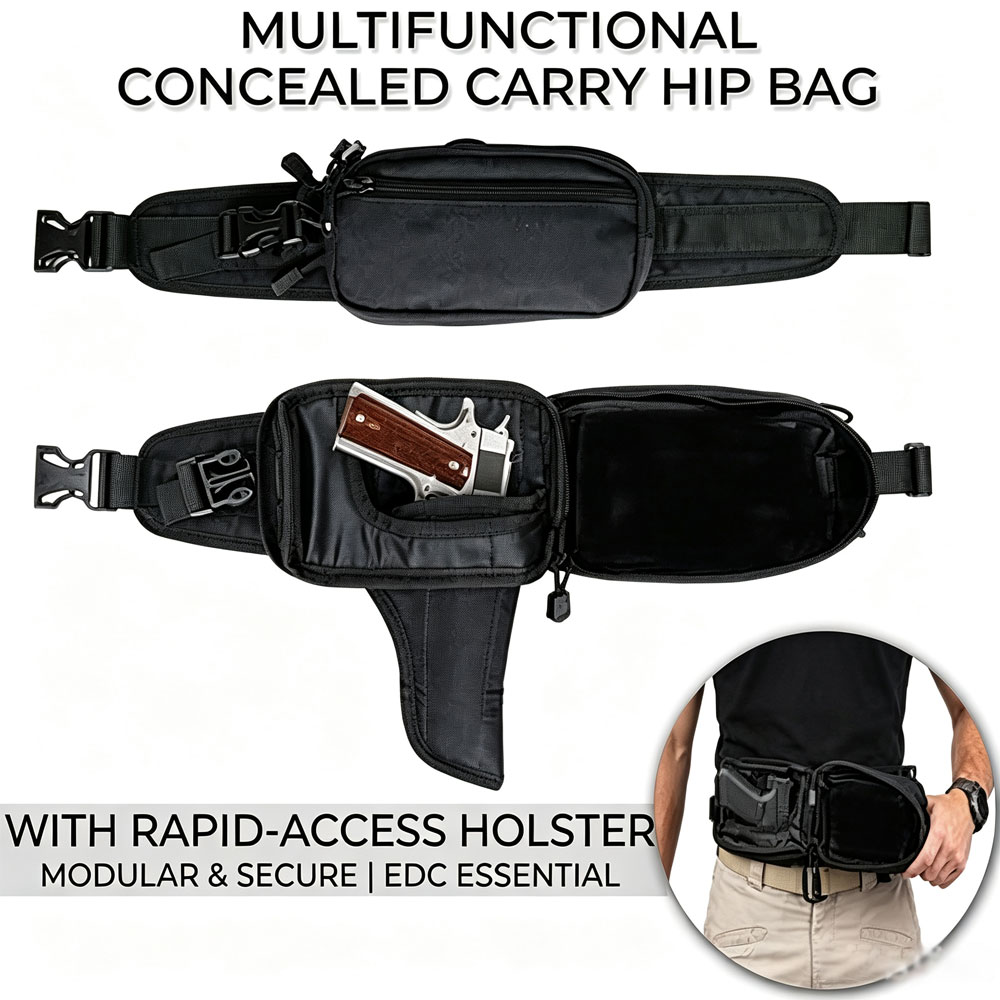 タクティカルピストルバッグ、銃用バッグ、隠しホルスター付き、 - Edc Carry Bag For Pistol のレビューと価格