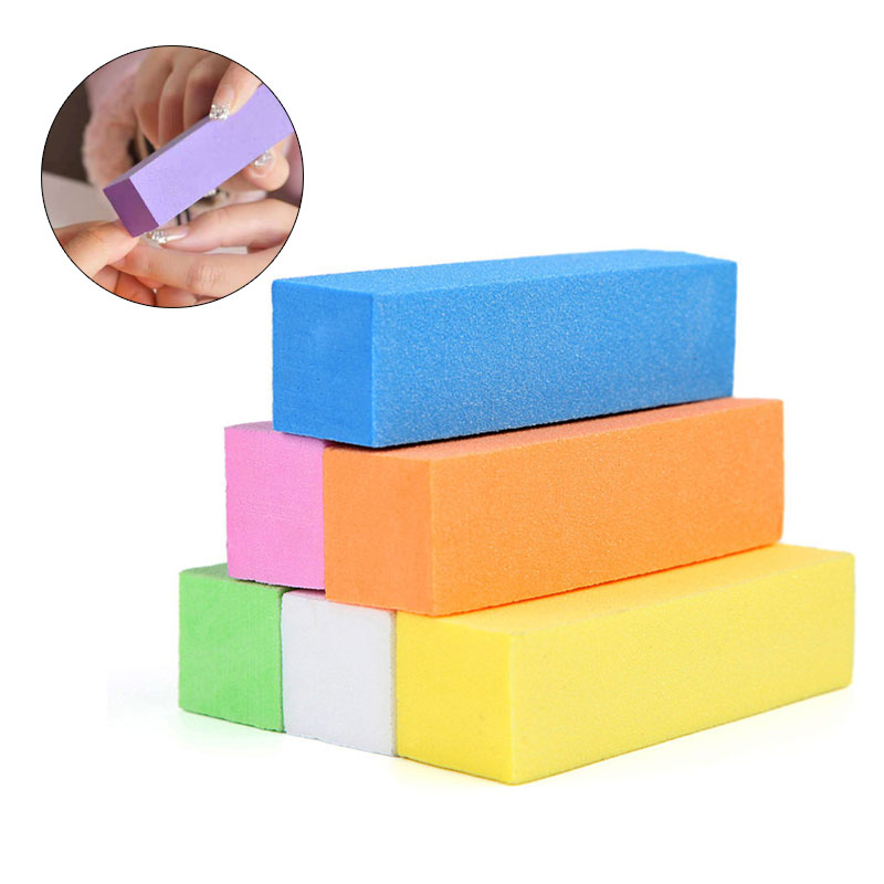 2個耐久性のあるスポンジ爪やすりバッファバフ研磨ブロックuv - Nail File Titanium のレビューと価格