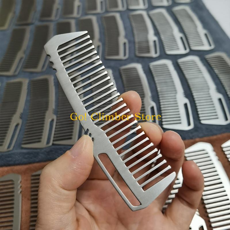 Q84C ポータブルチタン合金コーム 超軽量ヘアブラシ屋外ポ - Comb Pocket Titanium のレビューと価格