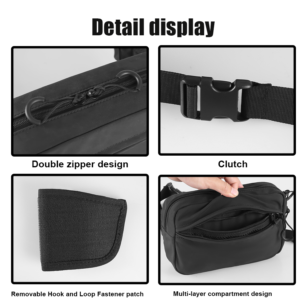 ガンバッグ 隠し携帯用ウエストバッグ タクティカルファニーパ - Edc Concealed Carry のレビューと価格