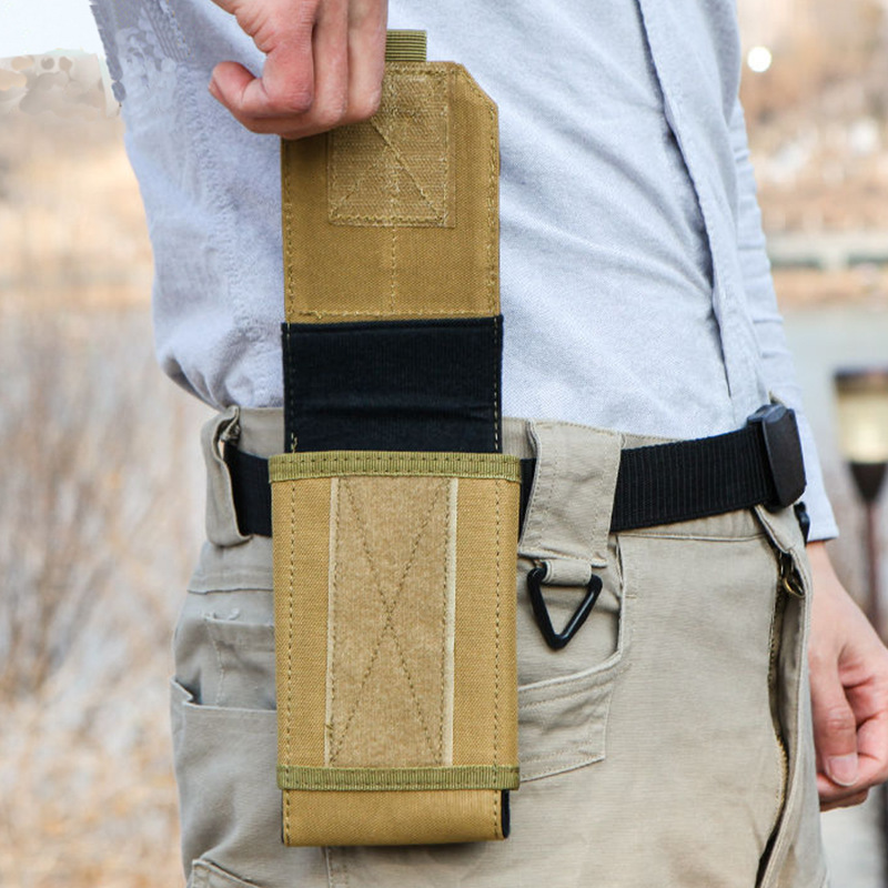 アウトドアモール携帯電話ポーチ戦術的なウエストパックキャンプ - Edc Carry Box のレビューと価格