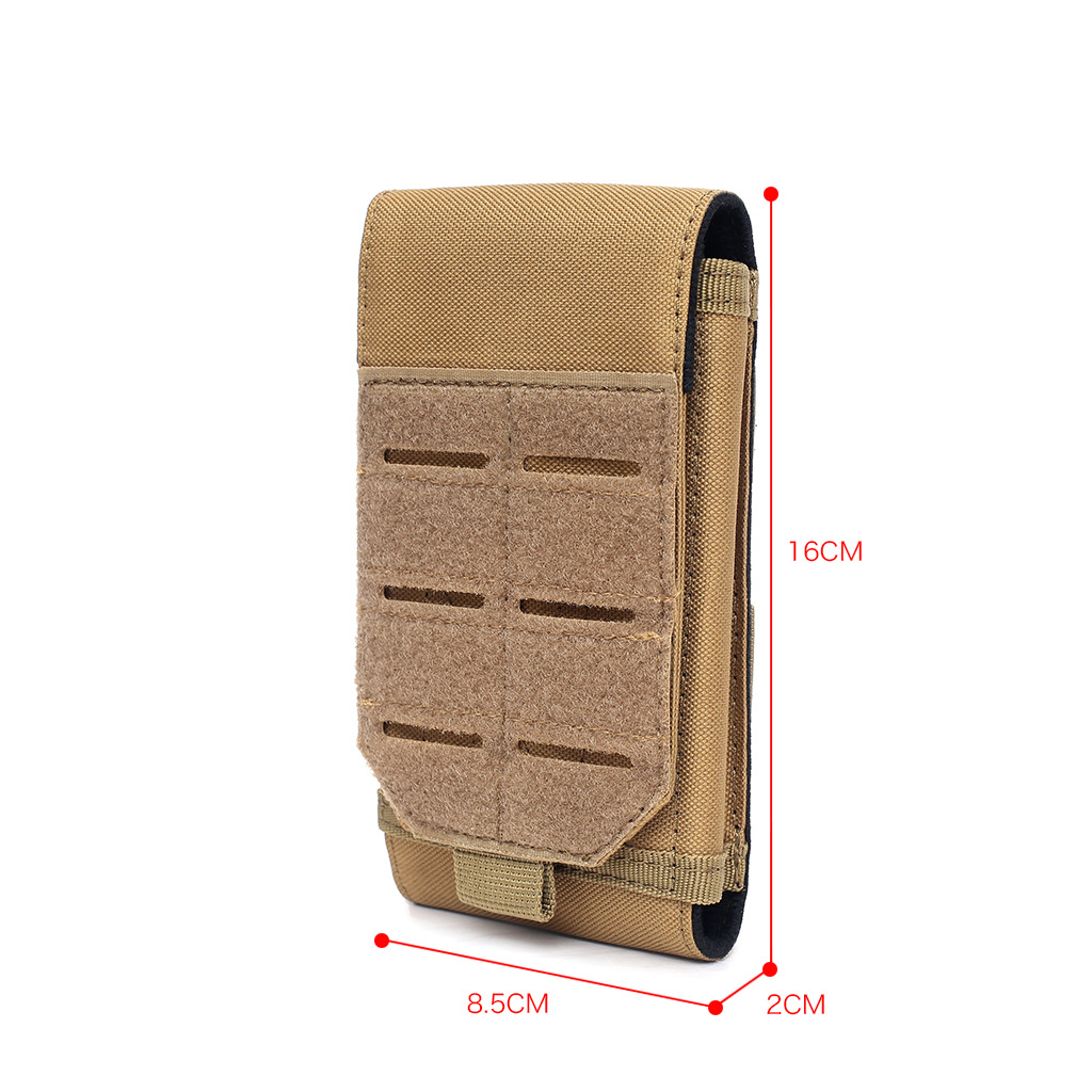 アウトドアモール携帯電話ポーチ戦術的なウエストパックキャンプ - Edc Carry Box のレビューと価格