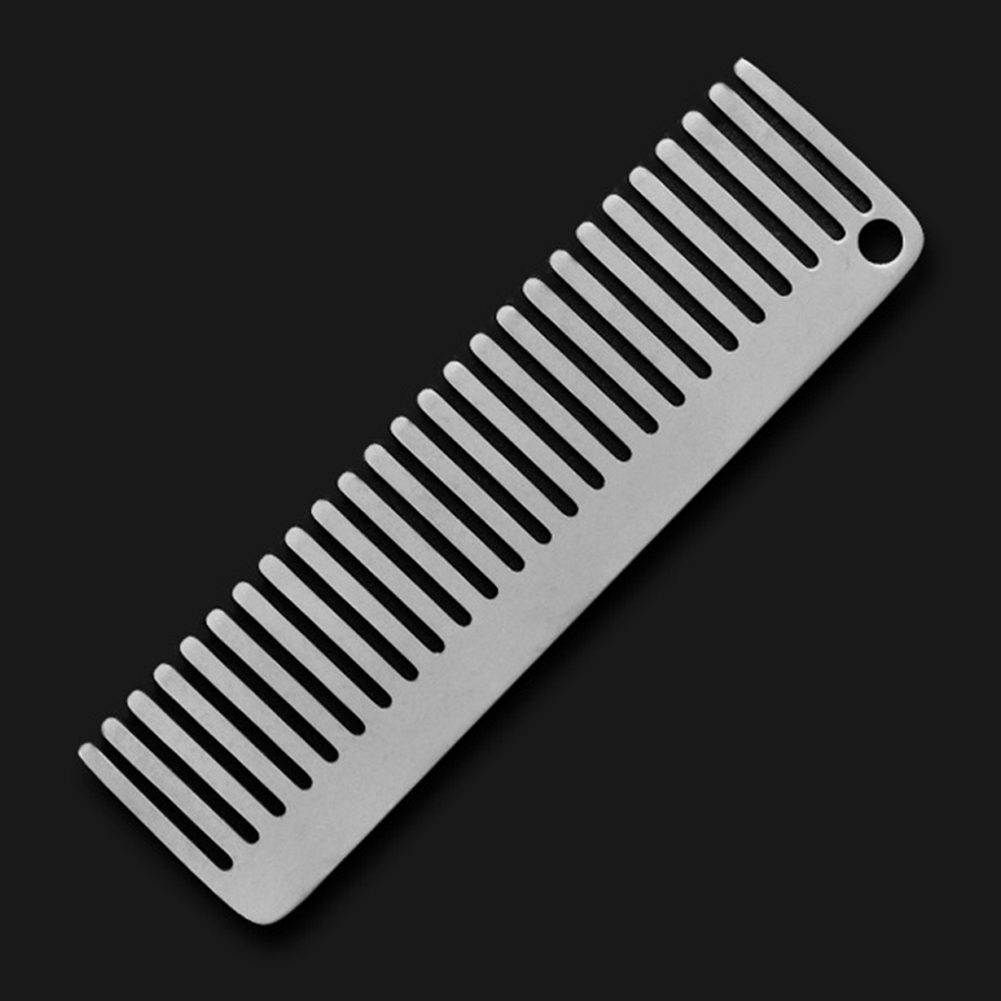 チタンコーム帯電防止ポケットチタンコーム耐熱屋外ヘアコーム小 - Comb Pocket Titanium のレビューと価格