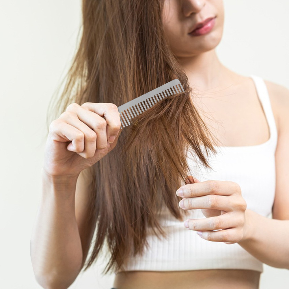 チタンコーム帯電防止ポケットチタンコーム耐熱屋外ヘアコーム小 - Comb Pocket Titanium のレビューと価格