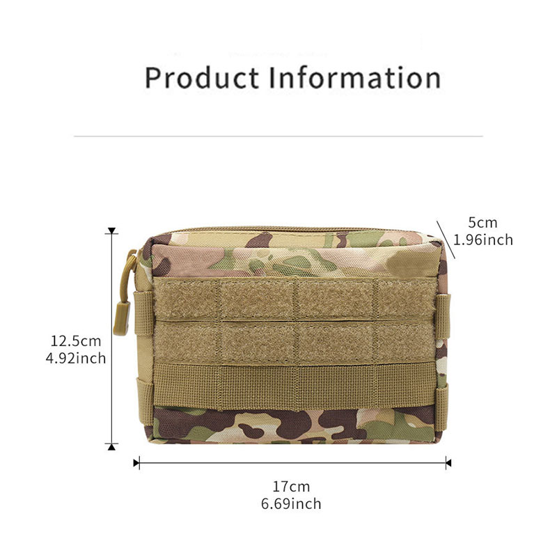 戦術的なモールウエストパック 600D 防水迷彩 EDC ツ - Edc Carry Fanny Pack のレビューと価格