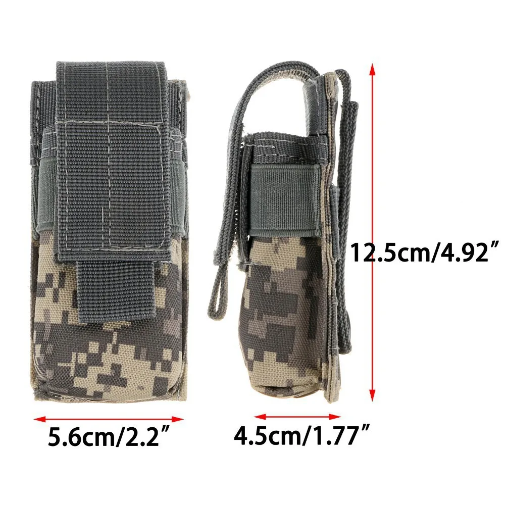Molle 戦術 M5 懐中電灯ポーチ 9 ミリメートルシン - Edc Carry Knife のレビューと価格
