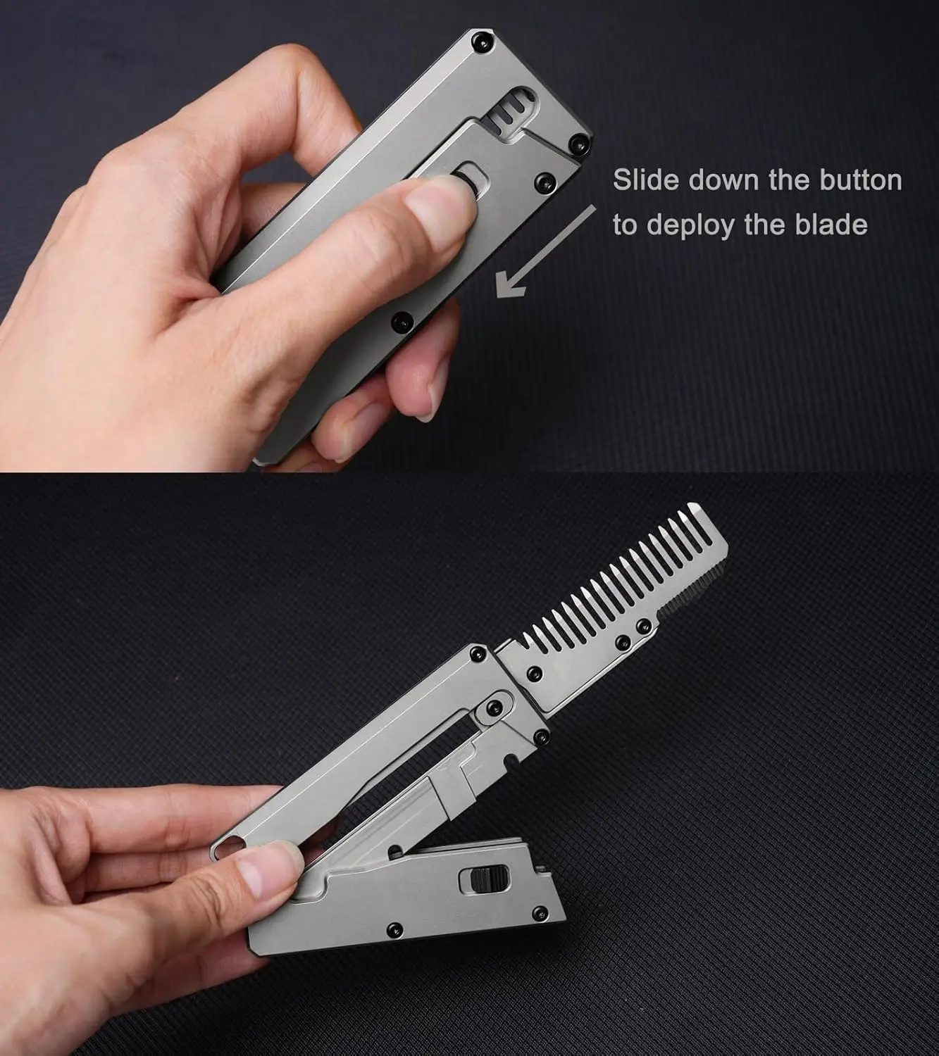 FEGVE TC347 2-in-1 チタンハンドル キャロ - Comb Pocket Titanium のレビューと価格
