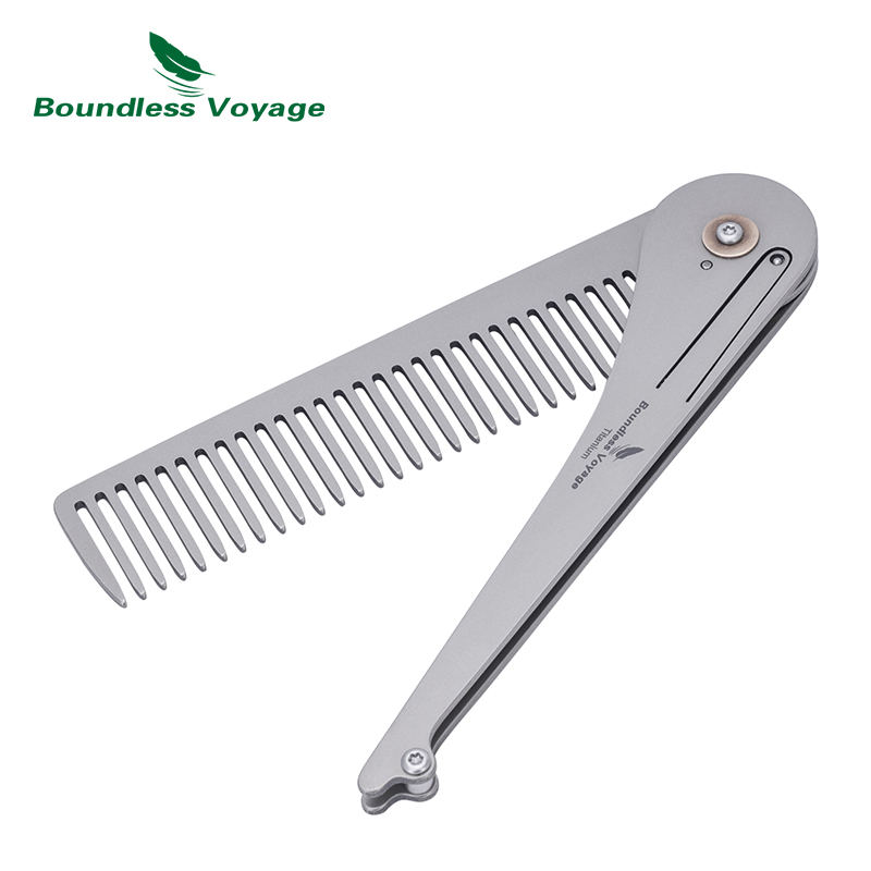 Boundless Voyage チタン折りたたみコーム チ - Comb Pocket Titanium のレビューと価格