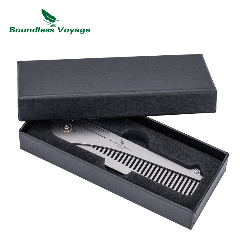 Boundless Voyage チタン折りたたみコーム チ - Comb Pocket Titanium のレビューと価格