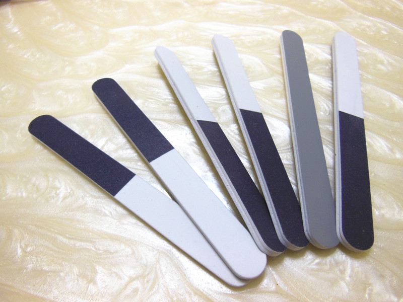 20 個/ロット 3 ステップ研磨ファイル ネイルバッファー - Nail File Titanium のレビューと価格