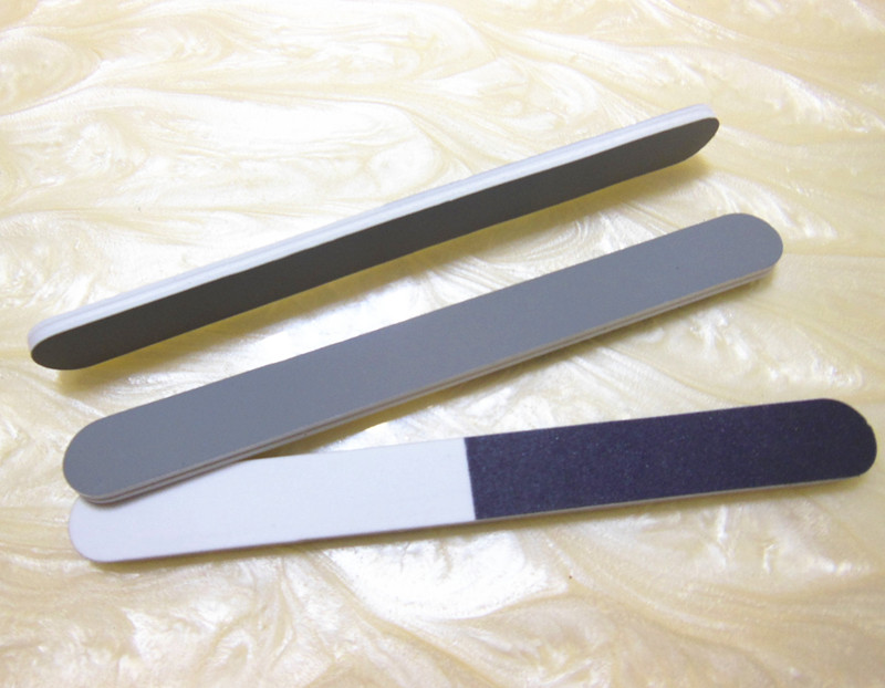 20 個/ロット 3 ステップ研磨ファイル ネイルバッファー - Nail File Titanium のレビューと価格