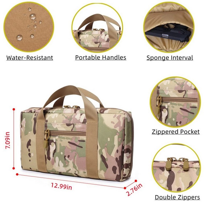 ガンキャリーバッグ EDC ツールポーチ アウトドアハンティ - Edc Carry Bag For Pistol のレビューと価格