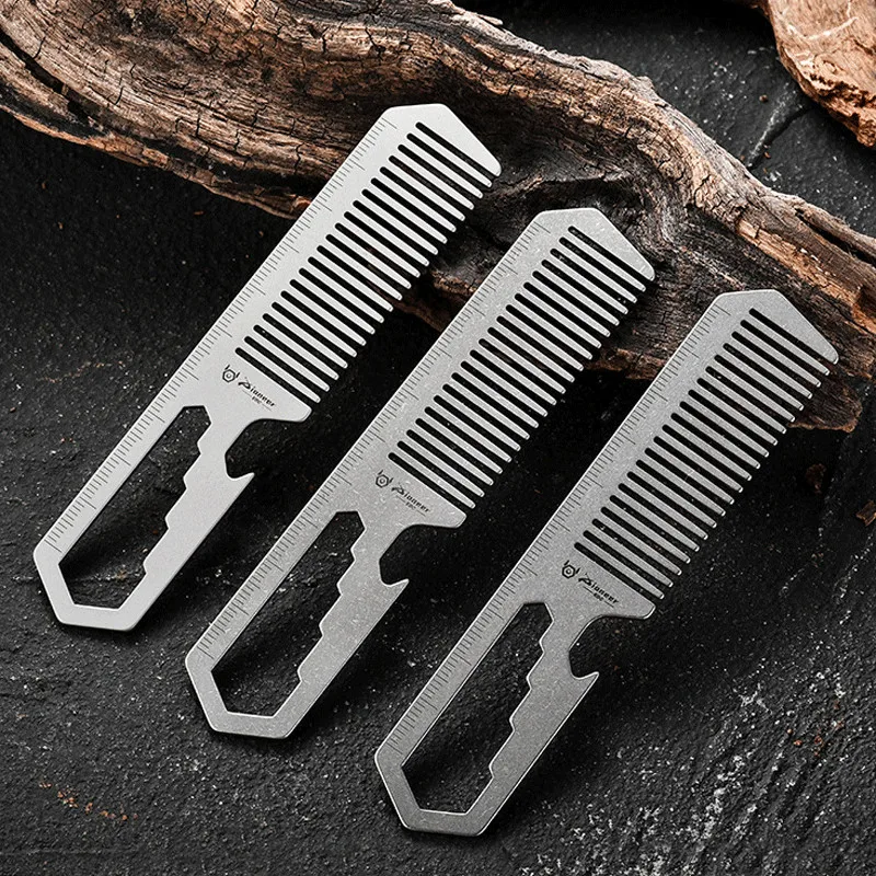 FEGVE チタン製帯電防止コーム ポケットマルチツール コ - Comb Pocket Titanium のレビューと価格