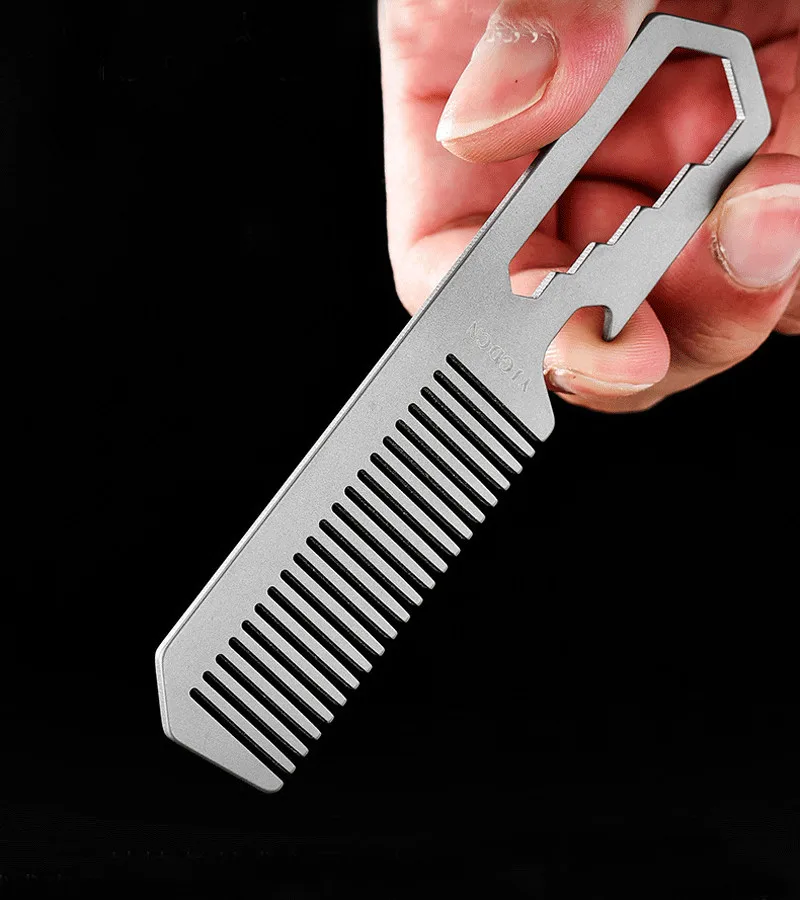 FEGVE チタン製帯電防止コーム ポケットマルチツール コ - Comb Pocket Titanium のレビューと価格