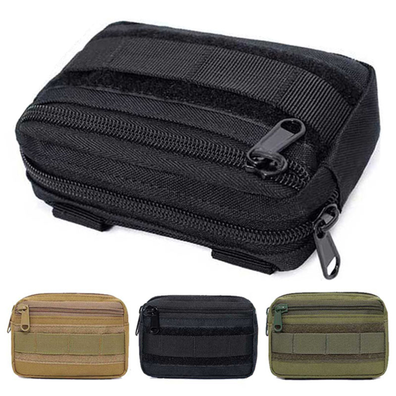 二重層 EDC パック男性戦術モールウエストベルトオックスフ - Edc Carry Box のレビューと価格
