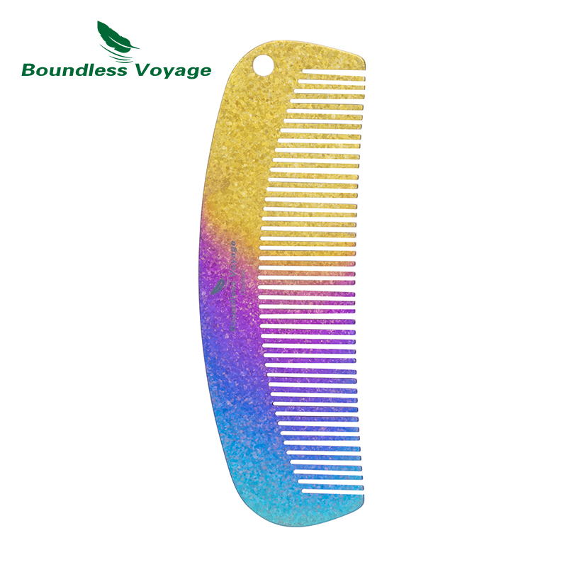 Boundless Voyage チタン製ヘア＆ヒゲ用コーム - Comb Pocket Titanium のレビューと価格