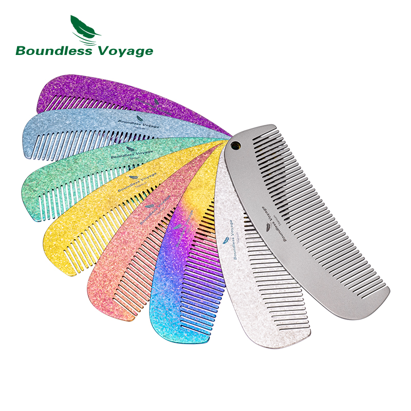 Boundless Voyage チタン製ヘア＆ヒゲ用コーム - Comb Pocket Titanium のレビューと価格